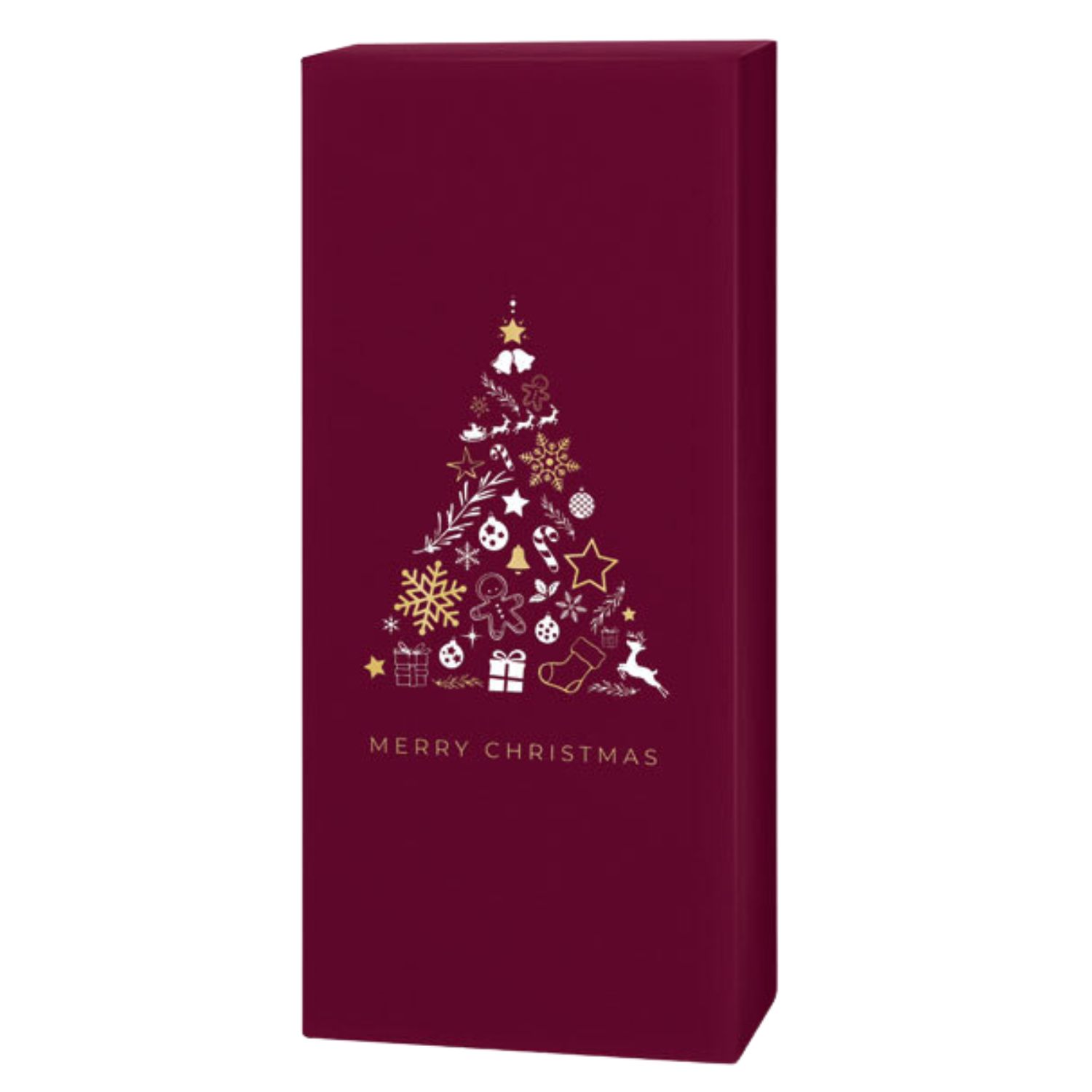2er-Geschenkkarton-Christmas-Tree-rot 2er Geschenkkarton Christmas Tree rot für zwei Weinflaschen
